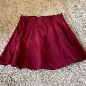 Maroon skirt